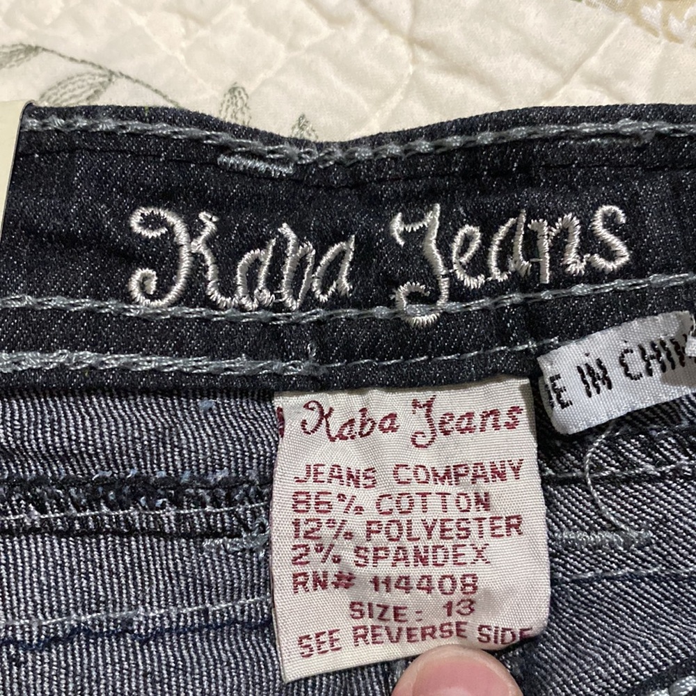 KABA JEANS Capri size 13 - Picture 6 of 9